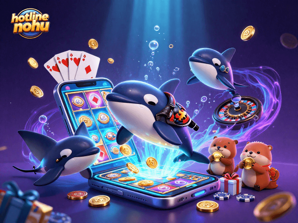 Engage in thrilling slots with hotline-nohu as orca whale, stingray, and otters dive into wealth!