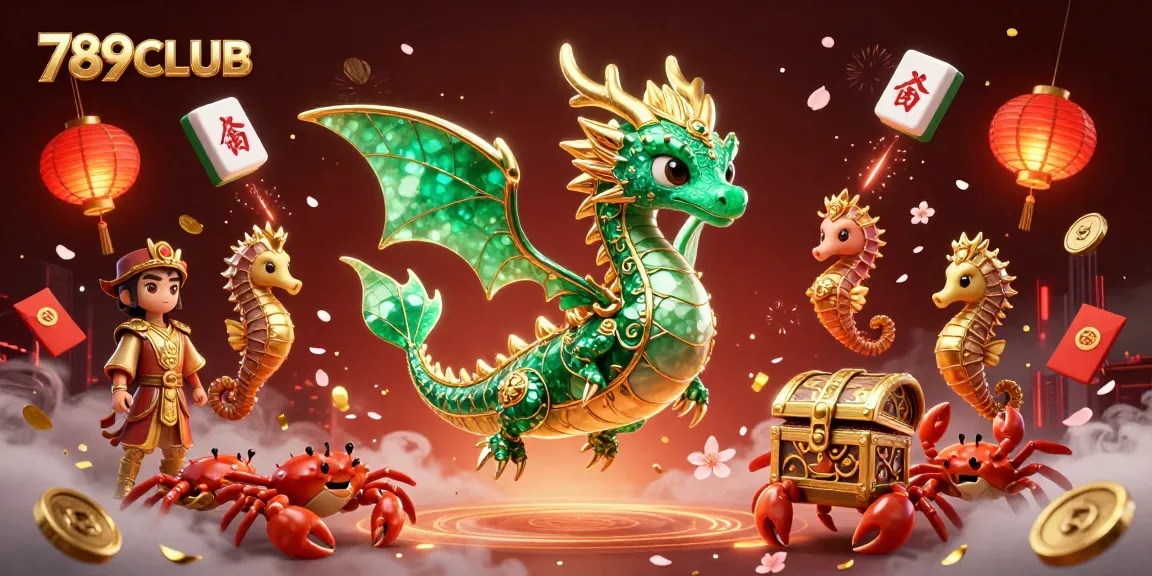 Engage in thrilling gameplay with 789CLUB featuring vibrant casino elements and characters.
