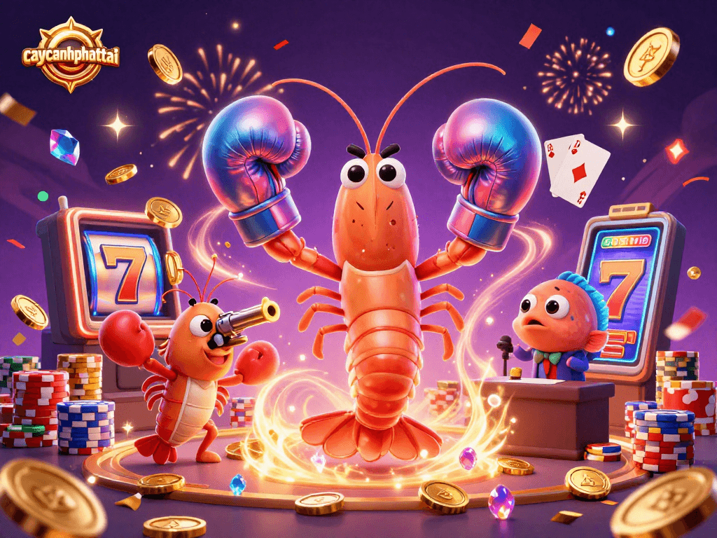 Engage with the thrilling caycanhphattai slots experience featuring vibrant characters and casino elements!