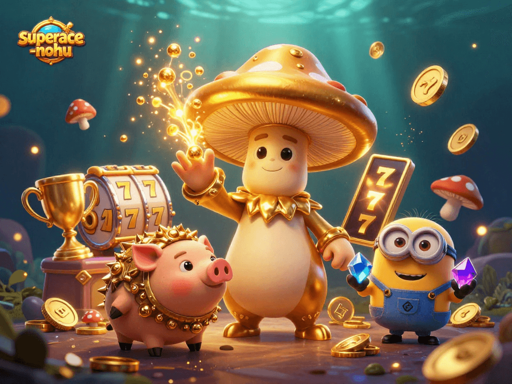 Engage in thrilling gameplay with superace-nohu's dynamic and magical 3D casino experience