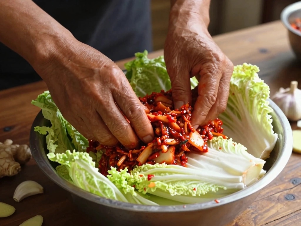 Traditional Methods for Fermenting Kimchi at Home - detail