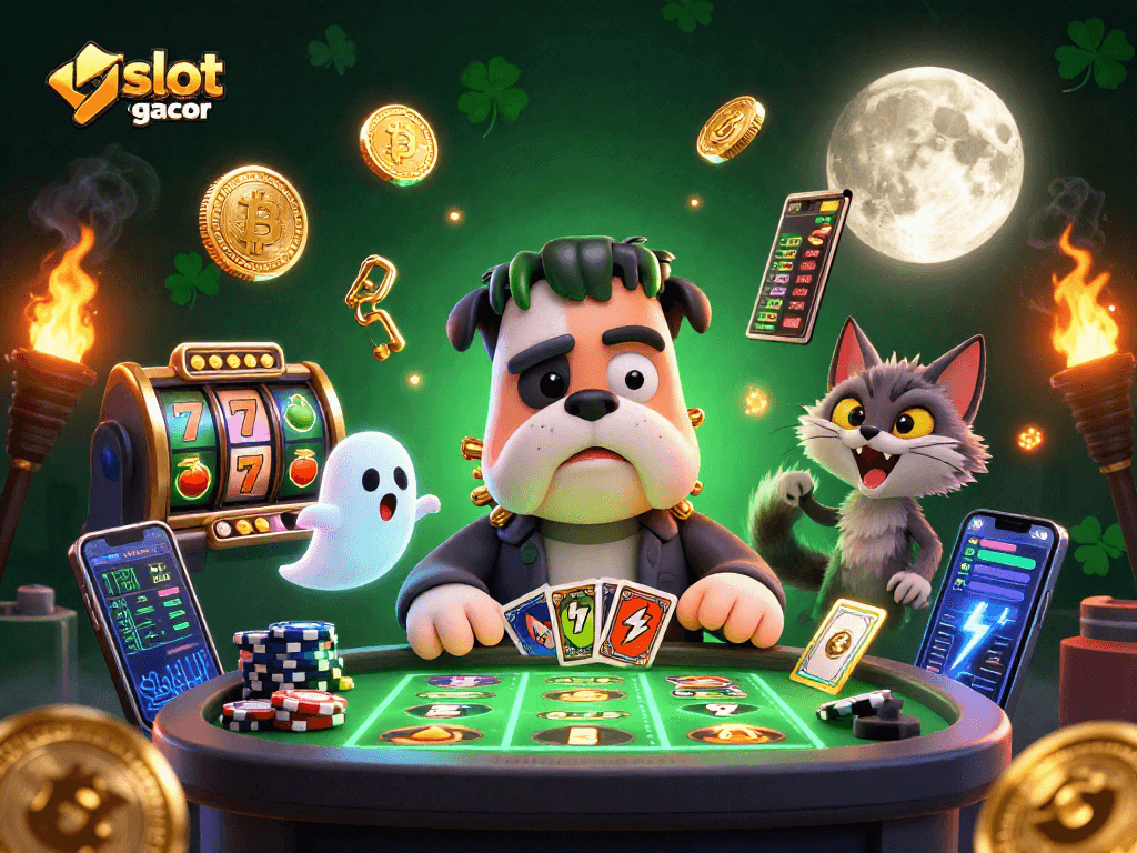Engage in exhilarating gameplay with slot thailand gacor as a bulldog dealer, lucky chips, and a ghostly mouse.