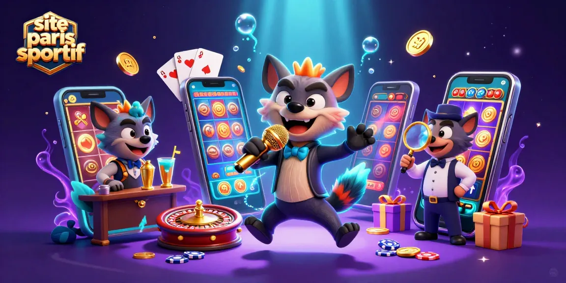 Découvrez le site paris sportif avec des hyènes en train de faire des paris captivants dans un club de casino.