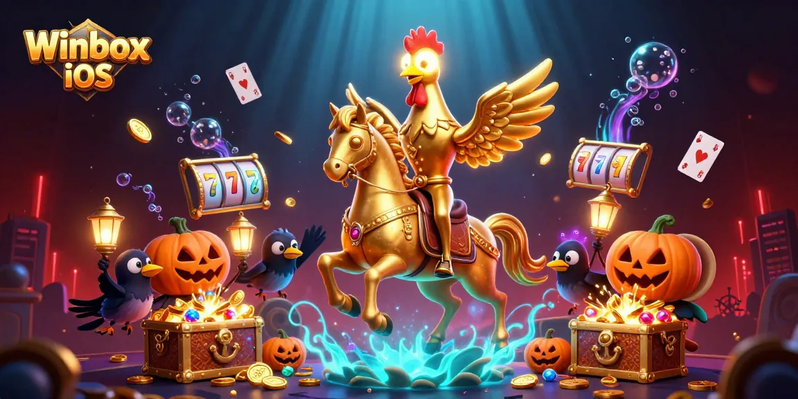 Catch thrilling moments with Winbox iOS as the golden rooster gallops through the casino.