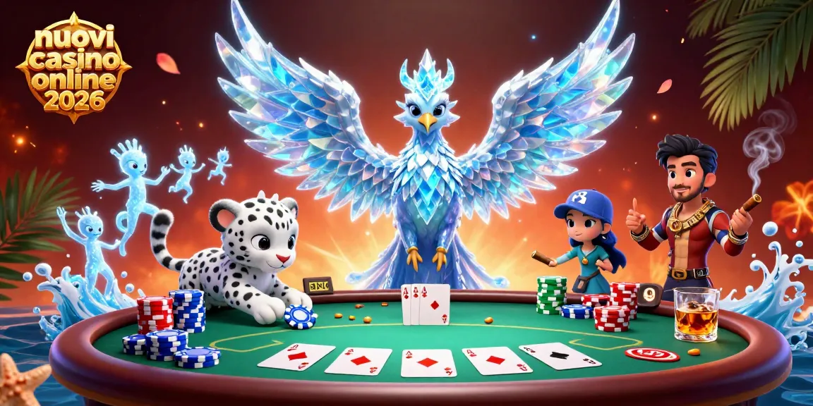 Gioca nei nuovi casino online 2026 con un drago di ghiaccio e un cacciatore di chip nel mondo virtuale