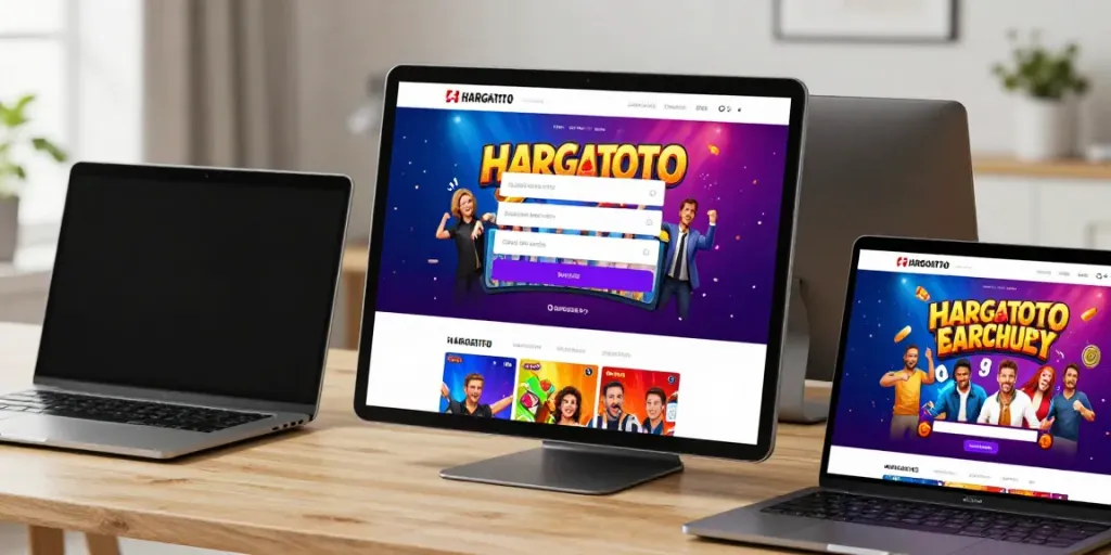 HARGATOTO online lottery platform login interface highlighting user-friendly design