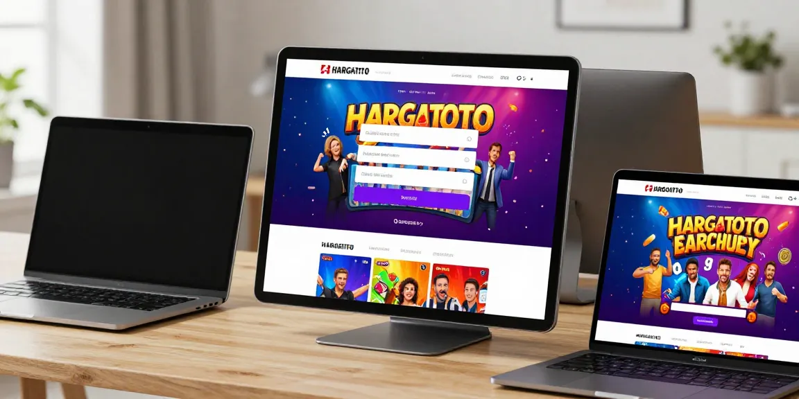 HARGATOTO online lottery platform login interface highlighting user-friendly design