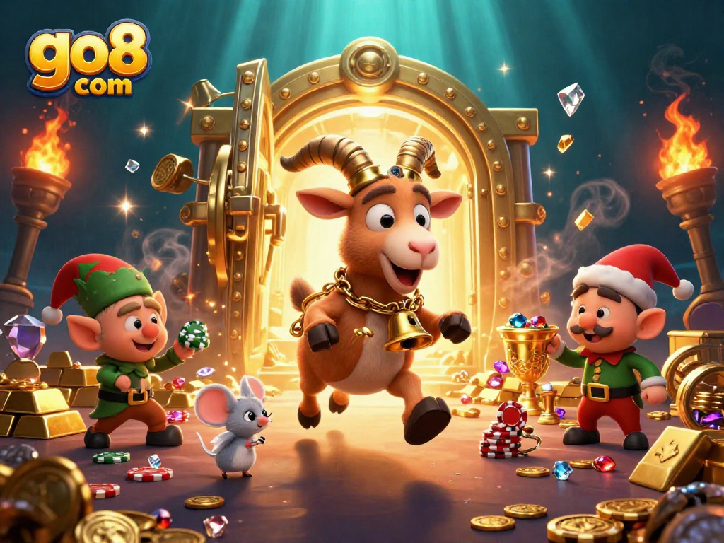Join the excitement at go8 com with vibrant casino characters and treasures galore.