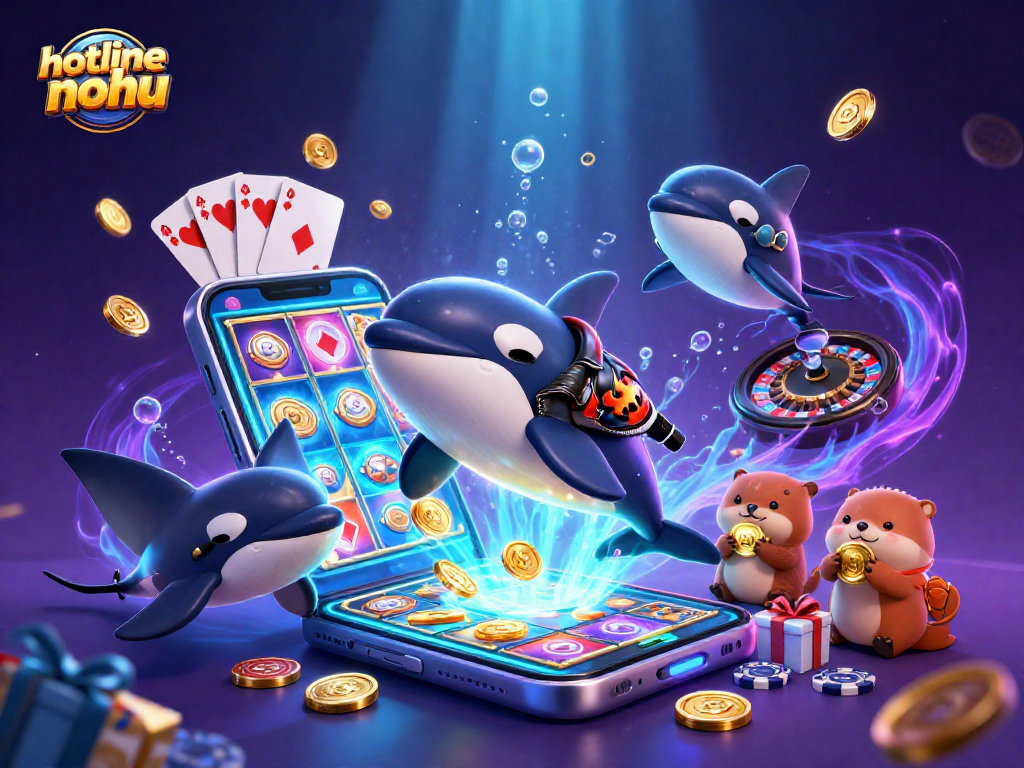 Engage in thrilling slots with hotline-nohu as orca whale, stingray, and otters dive into wealth!