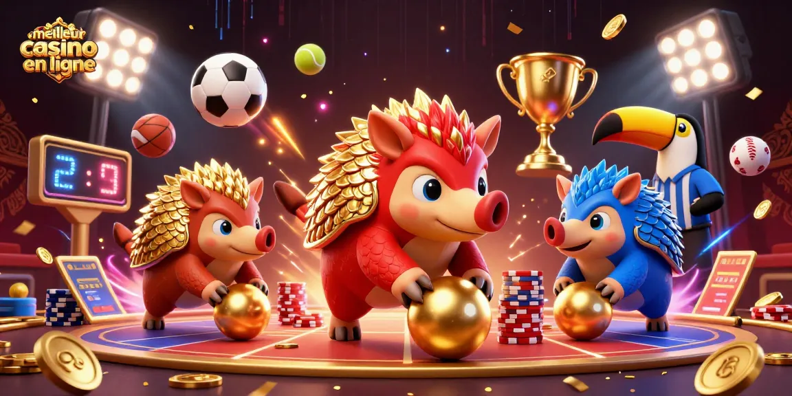Profitez des jeux chez le meilleur casino en ligne grâce à nos pangolins rivaux animés dans une compétition excitante.