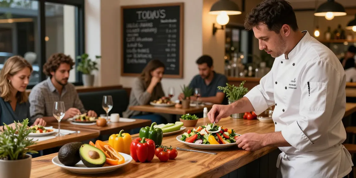 Discover the best ensalada mixta near me served fresh in a cozy restaurant.