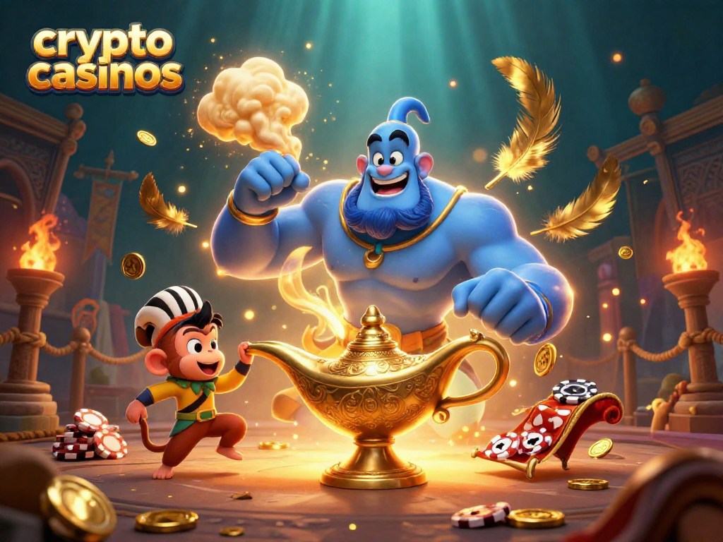 Jouez avec des crypto casinos en ligne dans un univers captivant aux allure de conte oriental.