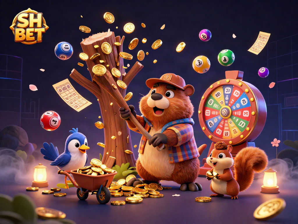 SH BET transports players into a vibrant casino adventure filled with gold coins and dynamic lottery elements.