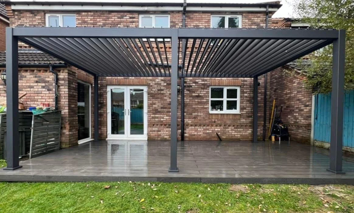 Pergola Schweiz mit maximalem Wetterschutz