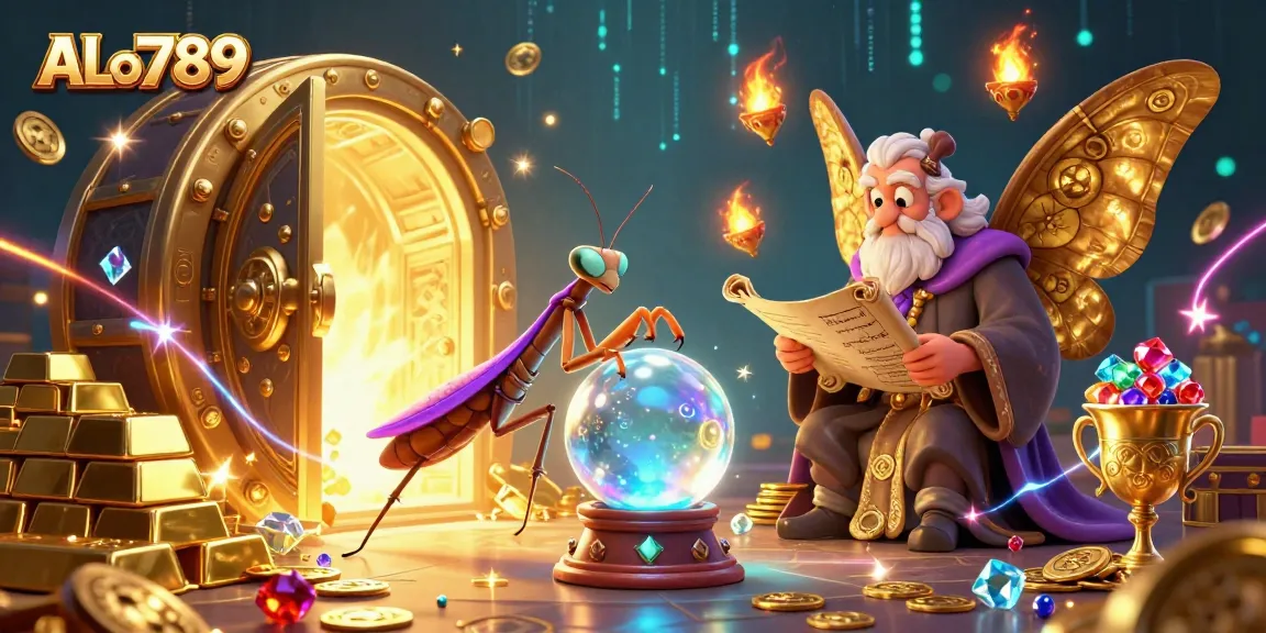 Experience winning strategies at ALo789 with captivating fortune tellers in a vibrant casino setting.