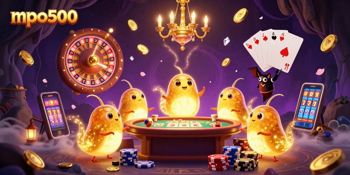 Play vibrant games at mpo500 with enchanting glowworms and immersive casino elements.