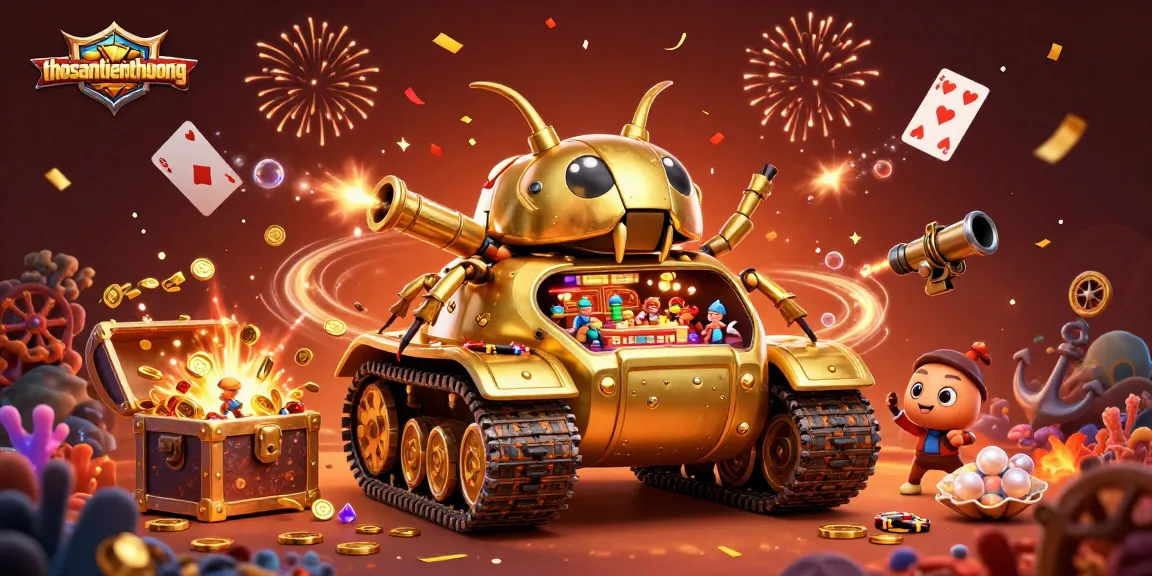 Engage with thosantienthuong by spinning the reels and winning massive jackpots in this vibrant casino scene.