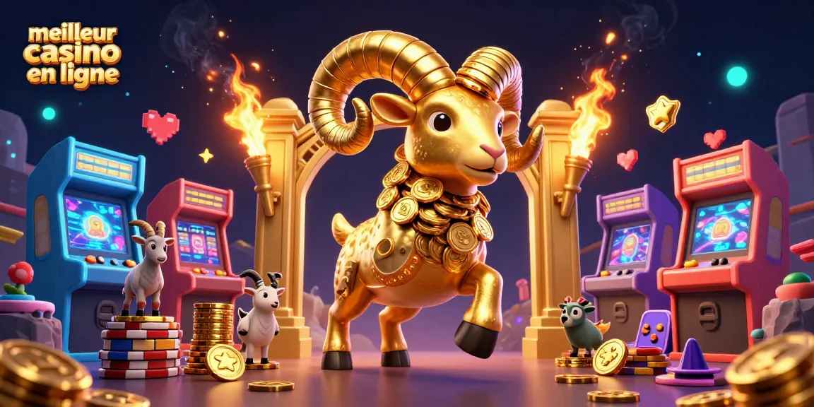Découvrez le meilleur casino en ligne avec un bélier doré et des machines à sous dynamiques.