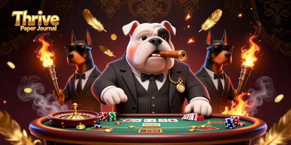 Engage in thrilling gaming with Thrive Paper Journal at a poker table showcasing high-stakes excitement.
