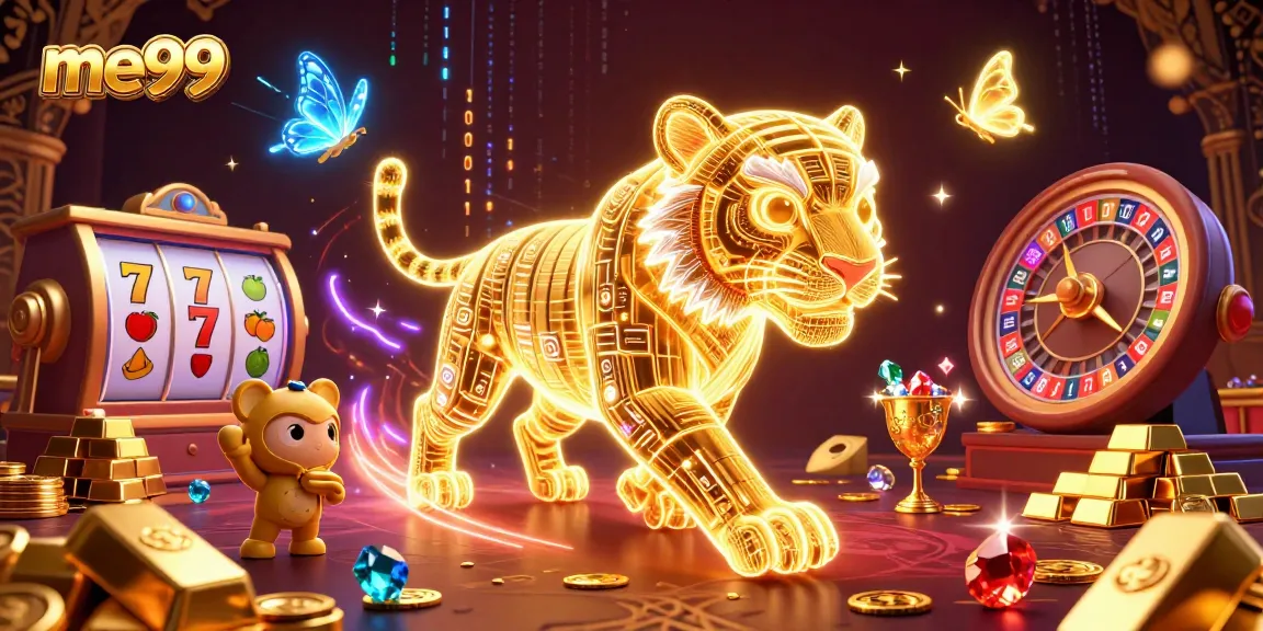 Join the vibrant gaming world of me99, where neon energy and excitement meet!