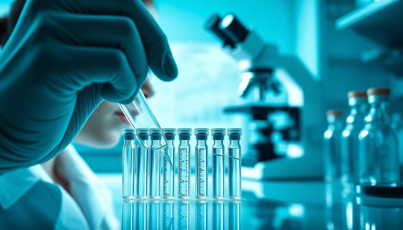Analyze research peptides in a laboratory setting with a focus on amc essentials.