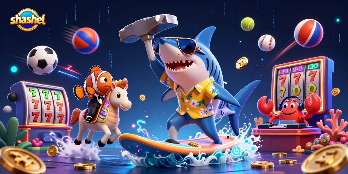 Engage in thrilling gameplay at shashel with hyper-detailed 3D cartoon characters and dynamic casino elements.