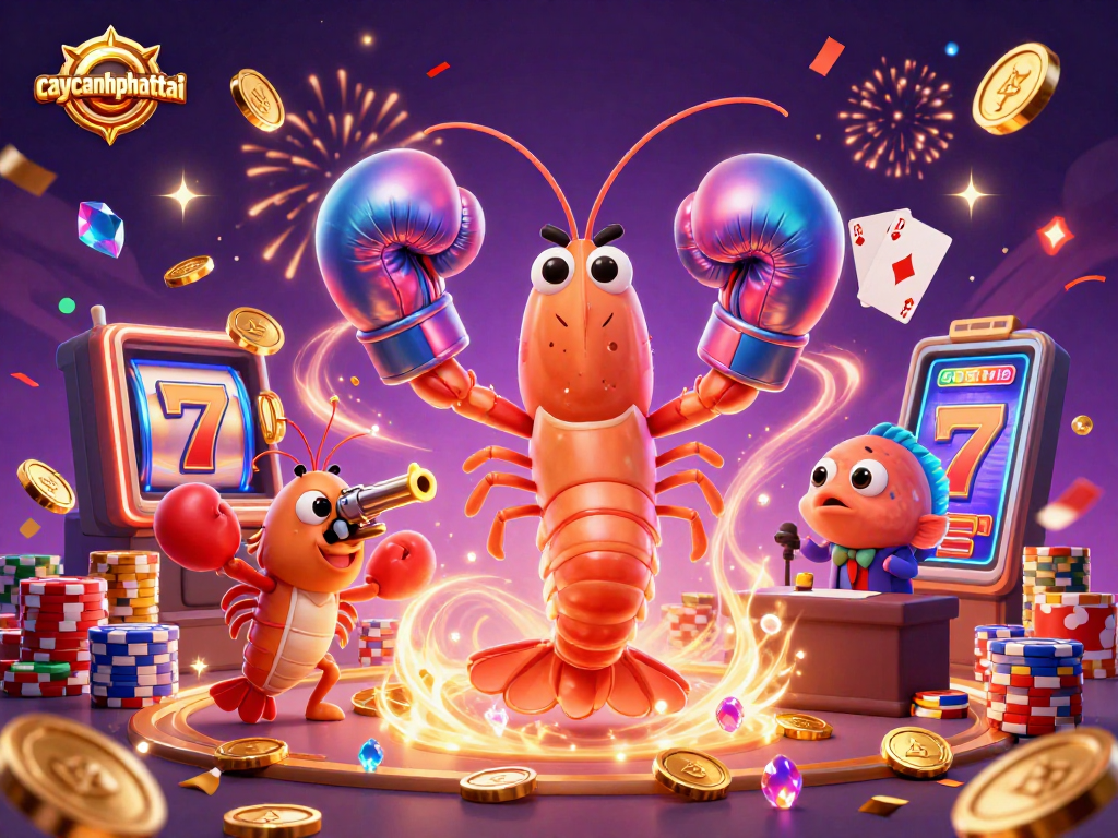Engage with the thrilling caycanhphattai slots experience featuring vibrant characters and casino elements!