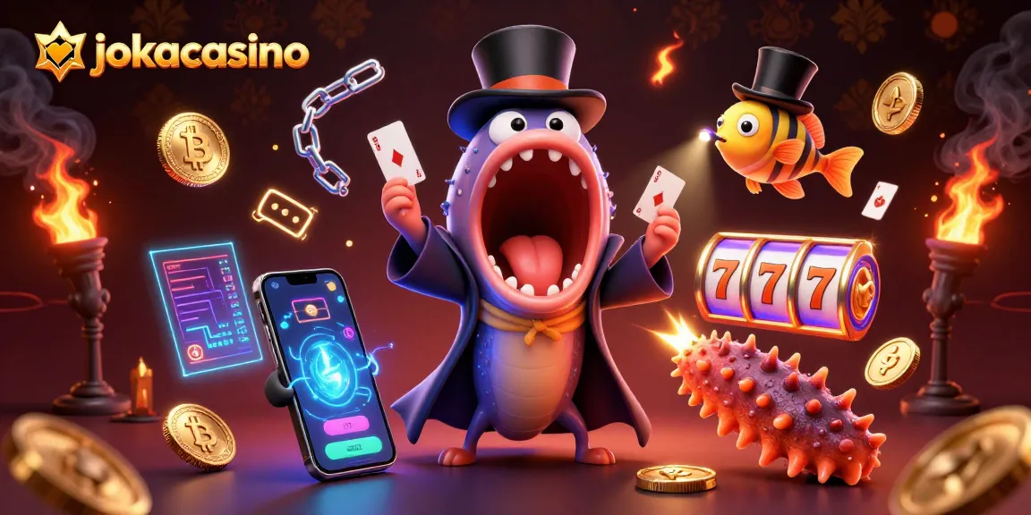 Perform dazzling card tricks at jokacasino with a magical deep-sea scene featuring unique creatures.