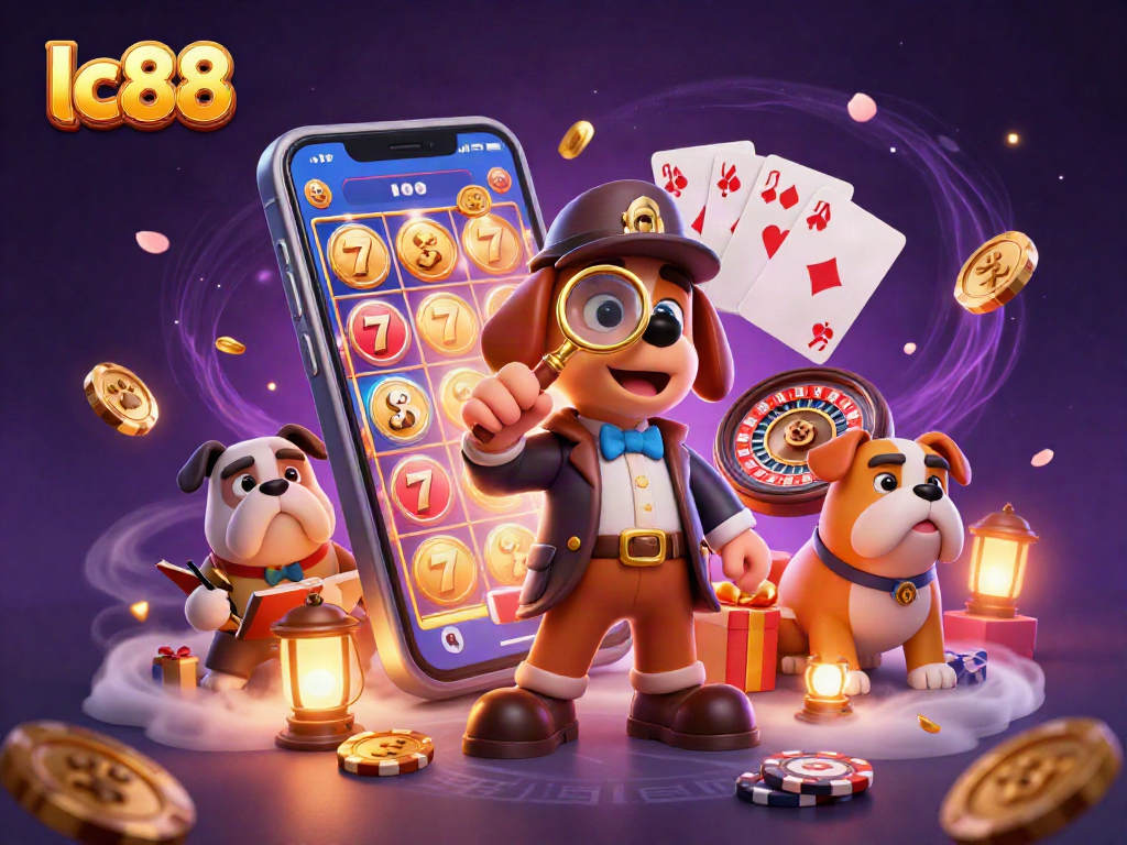Play with golden poker chips and exciting slots at lc88's thrilling gaming scene.