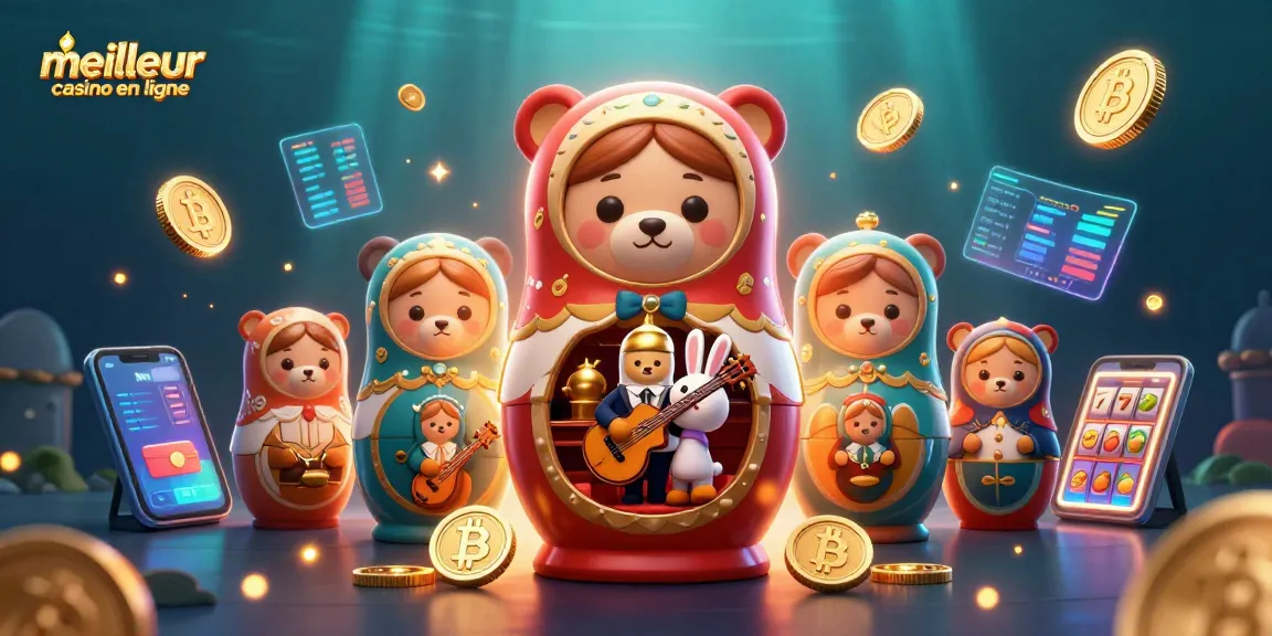 Découvrez les petites surprises de la Matrioska au meilleur casino en ligne avec des pièces de cryptomonnaie.
