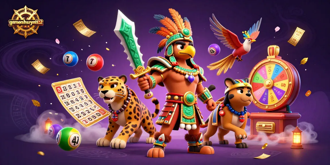 Join the exciting world of gamenohuuytin22 with vibrant scenes of dynamic winnings and joyous celebrations.