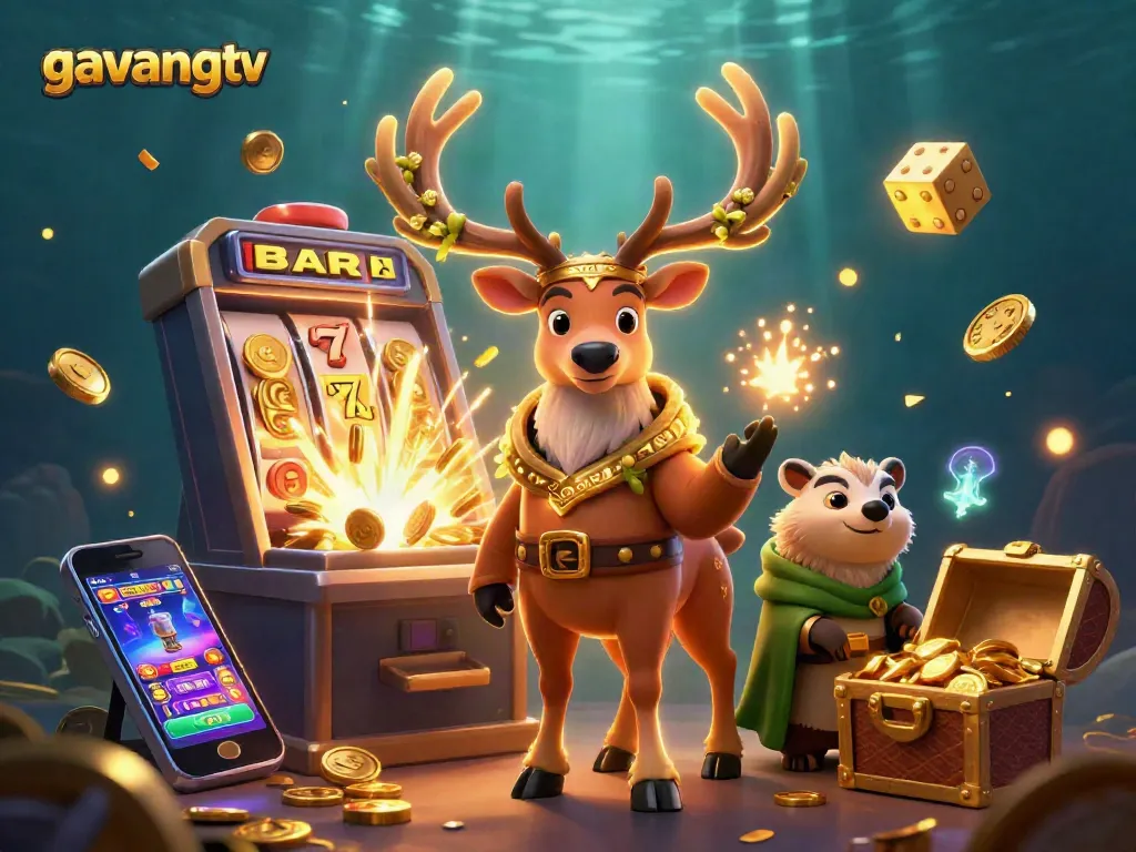 Experience thrilling bets with gavangtv, showcasing a vibrant casino adventure filled with luck and excitement.