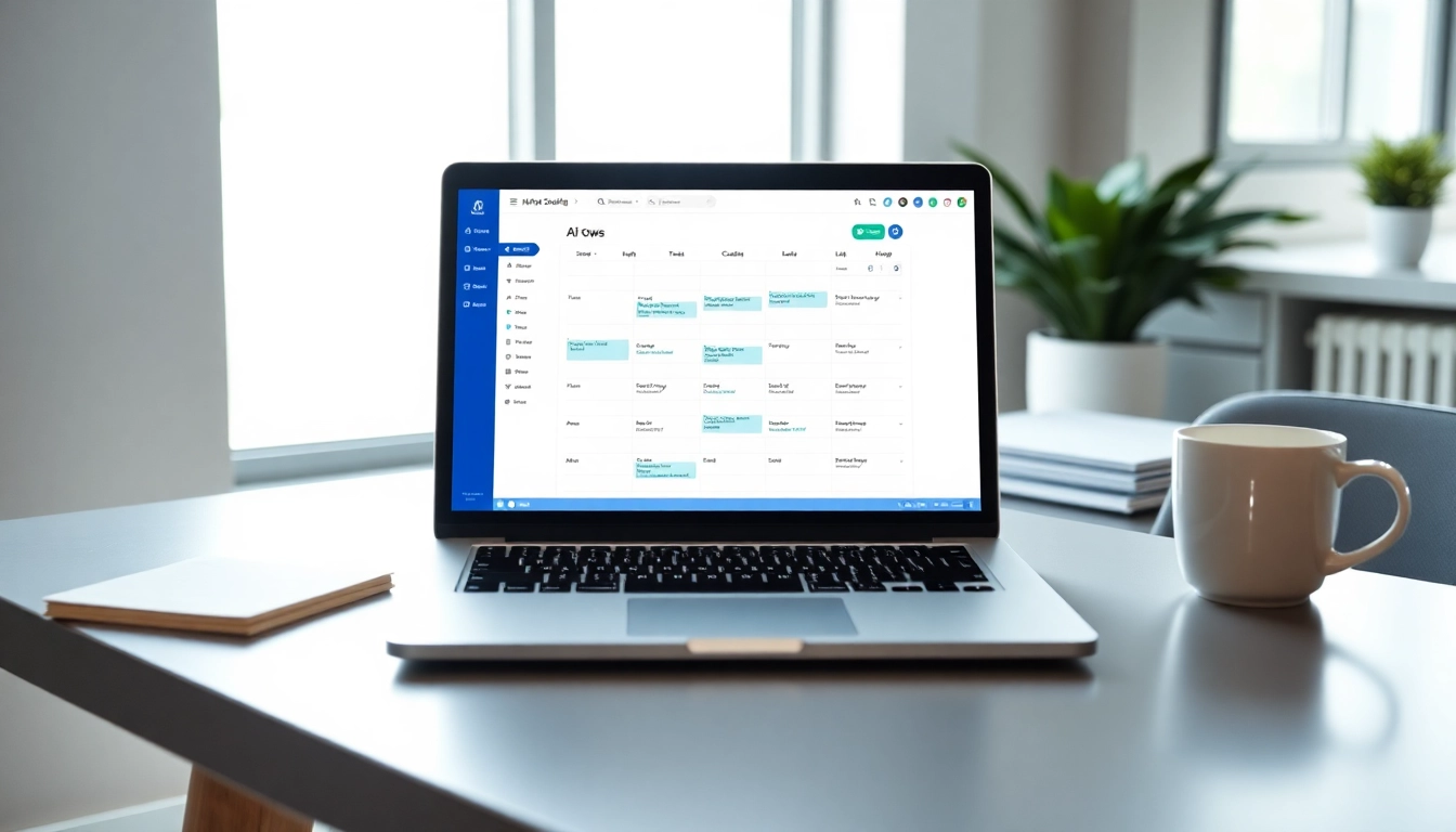 Utilize this Calendly alternative AI for efficient scheduling in a modern office setting.