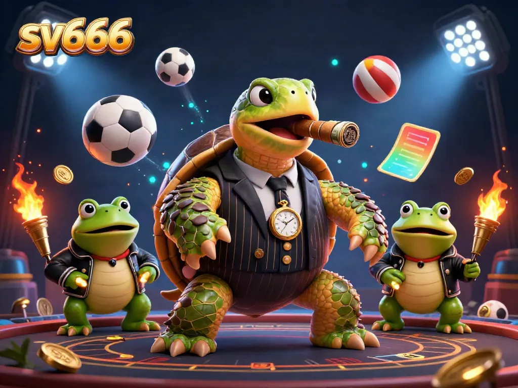 Engage in thrilling gambling action with sv666 featuring a lively casino scene enlivened by dynamic 3D characters.