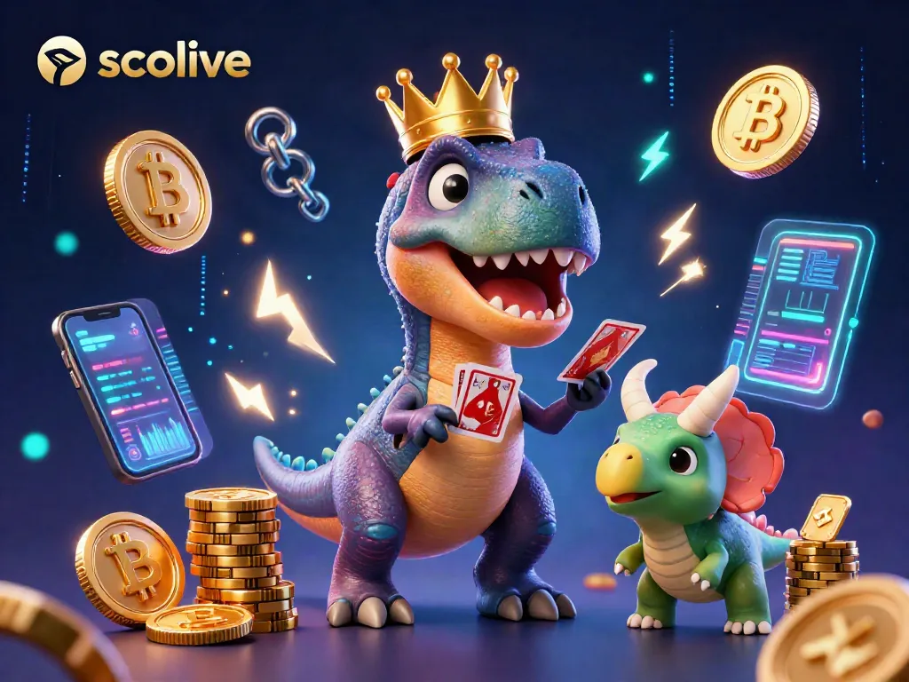socolive delivers thrilling casino excitement with a T-Rex shuffling cards and a pterodactyl assistant.