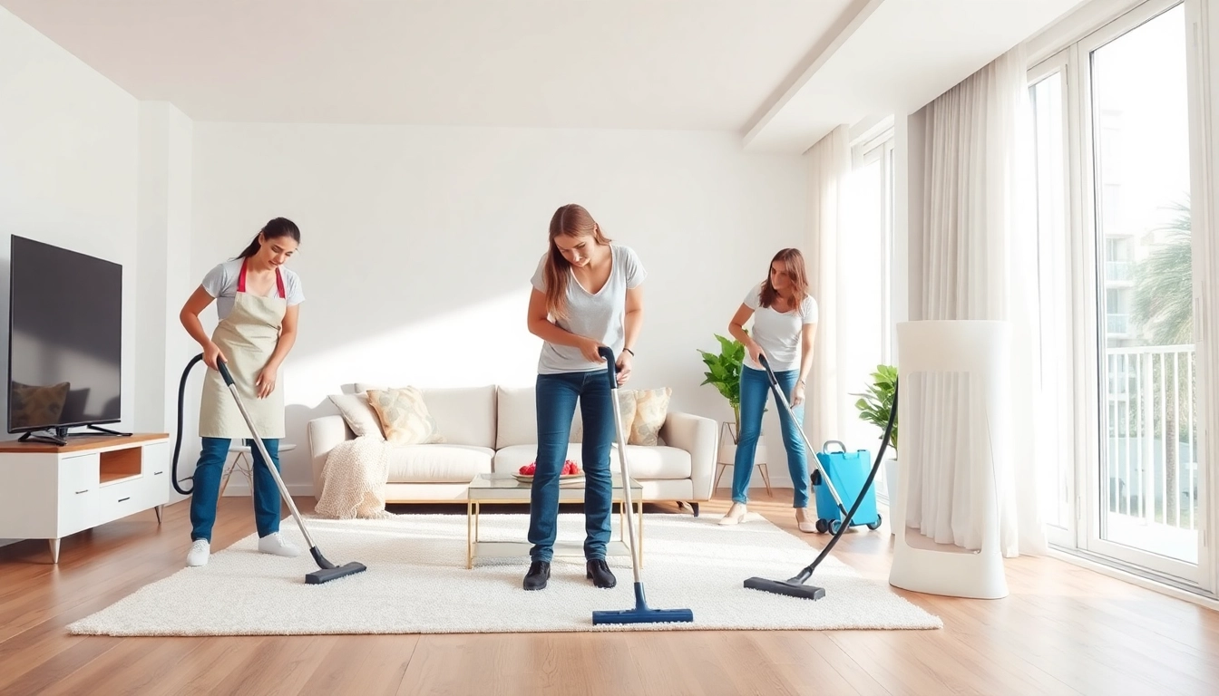 Achieve a spotless home with Bond cleaning Logan services highlighted in a professional cleaning scenario.