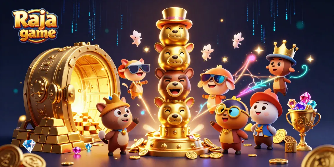 Experience the thrill of Raja game with vibrant casino elements and engaging characters.