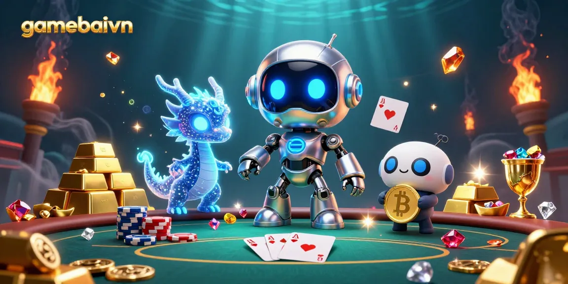 Engage in thrilling poker strategies with gamebaivn's immersive 3D visual experience.