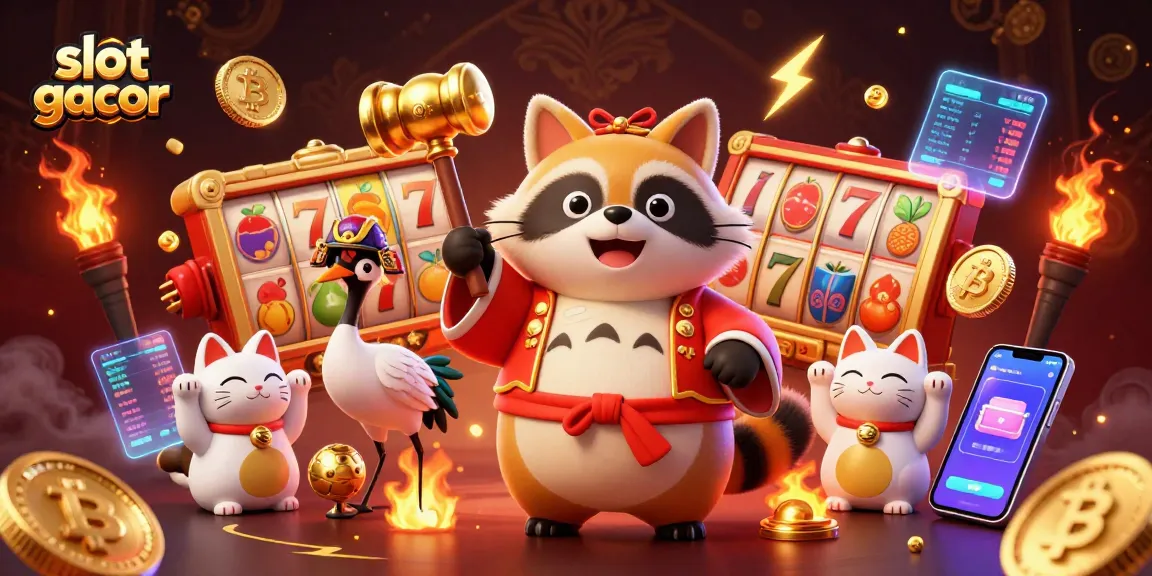 Experience thrilling wins with slot gacor featuring colorful characters and bright slot reels.