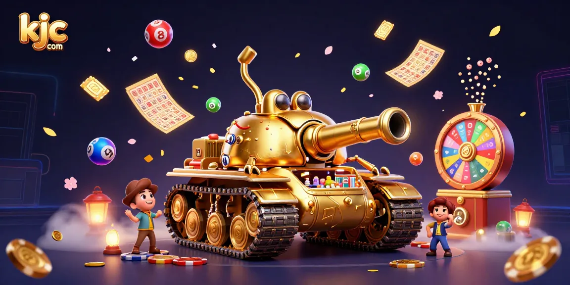 Engage with thrilling action at kjc com featuring a vibrant mini casino in a golden beetle tank.