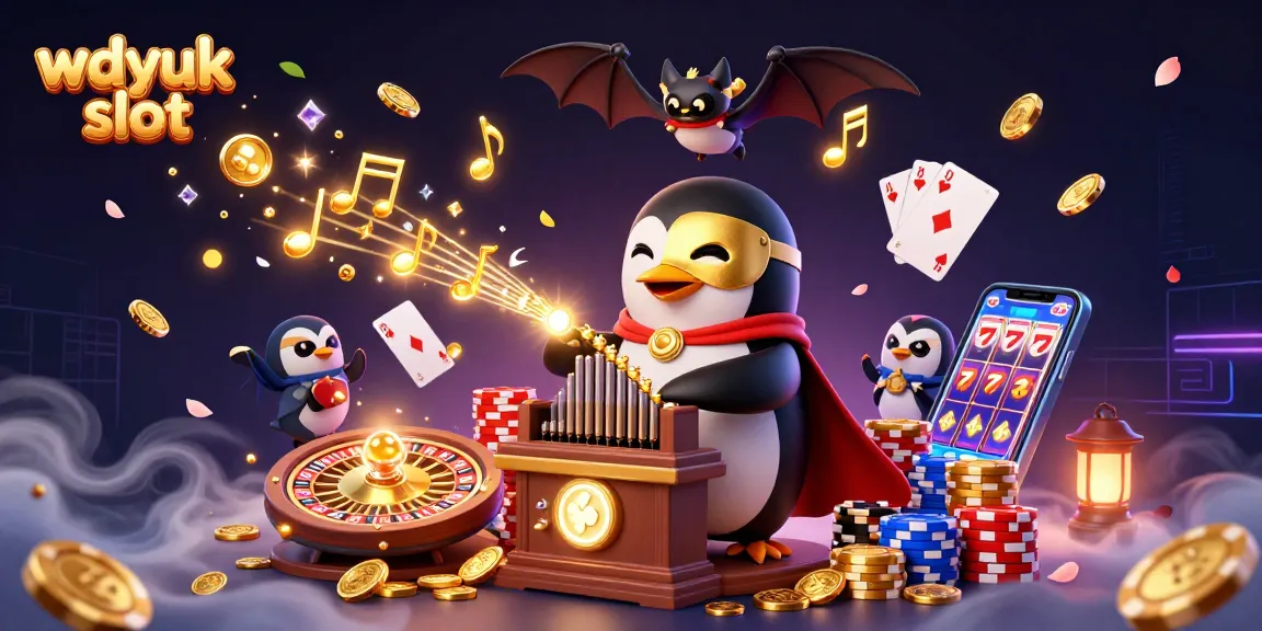 Play wdyuk slot and enjoy the thrilling experience of 3D animated coins and vibrant casino action.