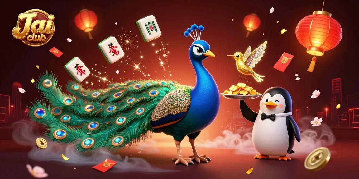 Engage with Jai club and enjoy the colorful 3D casino atmosphere showcasing vibrant gaming elements.