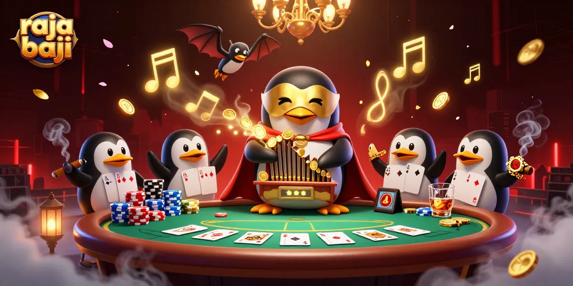 Engage in thrilling poker action with raja baji amidst dynamic 3D casino elements.